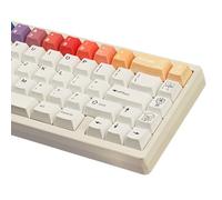 JOLINTAL PBT Material Keycaps 143 Keys, Rainy Day Style Keycaps Cherry Profile Keycap Dye Sub Key Cap White Cute Anime Custom Key Caps for Cherry MX Switches Mechanical Gaming Keyboard 60% 75% 100%