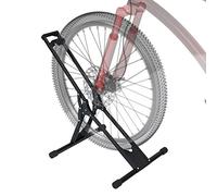 Jolitac Adjustable Bike Stand Bicycle Storage Stand Bike Floor Parking Rack Wheel Holder Fiat 20-29 inch Bikes Front or Rear Wheel, Suitable for Indoor Home Garage Using