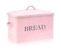 Jolitac Bread Box for Kitchen Countertop, Metal Bread Box for Kitchen Counter Extra Large & Farmhouse Style Bread Holder Bread keeper Food Storage Container