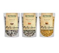 JOLKHABAR | BORI - COMBO PACK | BIULIR DAL BORI - CHAL KUMRO BORI - MUG DAL BORI | 3 Different Size | 3 Different Types of usage | Curry, Fry, Sidedish| 300gm Pack (100g X 3)