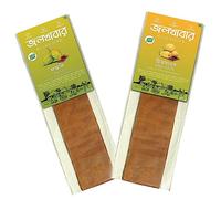 JOLKHABAR | HIMSAGAR - FAZLI AAM Sotto Combo Pack | Himsagar - Fazli Mango Aam Papad | Aam Shotto | 100% Natural Handmade | Natural Sweetness of Mango | 200gm Pack (100gms Each)