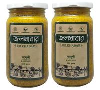 JOLKHABAR Kasundi 500Gm Pack - Original Bengali Kashundi - Bengali Mustard Sauce - Authentic Traditional Handmade - Bangali Kasondi - Grandmother's Recipe - 500Gms (Pack of 2) 250 Gm