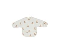 Jollein 029-869-66095 Waterproof Bib with Sleeves Teddy Bear White