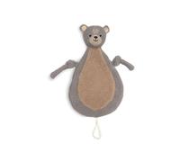 Jollein 031-594-67078 Cuddly Blanket Dummy Cloth Bear Grey/Brown (29 x 20 cm)