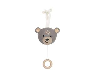 Jollein 043-001-67078 Fabric Music Box Bear Grey/Brown