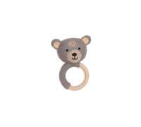 Jollein 101-007-67078 Rattle / Teether Bear Grey/Brown