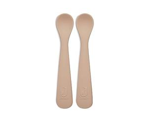 Jollein 710-001-00090 Feeding Spoons Set of 2 Silicone Pink