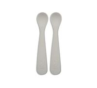 Jollein 710-001-00093 Feeding Spoons Set of 2 Silicone Nougat