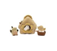 Jollein Activity Hide-and-Seek Toy - Tiny Park - Soft Birdhouse Toy with 3 Birds - Sensory Toy - Crinkling & Grabbing - Baby Toy from Birth