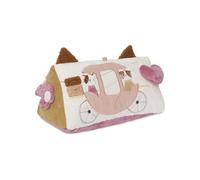 Jollein Activity Triangle - Tiny Park - Tummy Time Toy for Baby - Play Cushion with Castle, Mirror & Teething Ring - Baby Toy - Sensory Toy