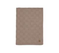 Jollein Baby Blanket Box Knit - Milky Coffee - 75 x 100 cm - 100% Cotton - for Baby Cradle - 1.0 TOG - GOTS Certified