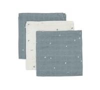 Jollein Baby Burp Cloths - Twinkling, Sea Green - Pack of 3-31 x 31 cm - 100% Cotton - Muslin Cloths Baby - Oeko-Tex Certified