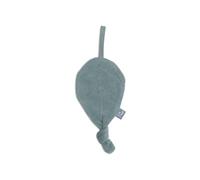 Jollein Baby Comforter - Terry Cloth Leaf, Sea Green - Dummy Cloth - 100% Cotton - Cuddly Blanket - 20 x 10 cm - Oeko-Tex Certified