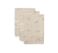 Jollein Baby Face Cloths - Pack of 3 - Muslin - 15 x 20 cm - 100% Cotton - Oeko-Tex Certified - Woolly