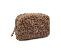 Jollein Baby Nappy Bag, Case for Nappies & Care Items, Changing Bag Organiser, with Zip, Cosmetic Bag, Oeko-Tex Certified, 21 x 14 x 9 cm, Curlé Dark Hazel