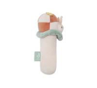 Jollein Baby Rattle - Pretty Picnic - Ladybug - Soft Fabric Ladybug Rattle - Bouclé & Velvet - Hand Washable - Baby Toy - Stimulates Senses & Motor Skills