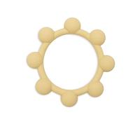 Jollein Baby Teether - Sun - Honey - Baby Teething Toy - BPA Free - Silicone Baby Teether - Baby Toy - Helps Relieve Teething Pain
