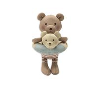 Jollein Bath Doll Baby - Teddy Bear - Floating Bath Doll with Removable Swim Ring - Bath Toy - Water Play Toy - Easy to Clean
