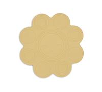Jollein Bath Mat Kids - Sun - Honey - Non Slip Bath Mat - Safe Grip for Babies & Toddlers - Soft Silicone Anti Slip Mat - 45x45cm