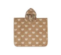 Jollein Bath Poncho Baby & Child - Jacquard - Teddy Bear - 100% Cotton - Terry Cloth - OEKO-TEX Certified - Poncho Towel - For Boys & Girls