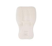 Jollein Buggy Seat Cover Summer Terry Towelling/Cotton - Universal Buggy Insert Also for Pushchairs - Reversible, Soft and Absorbent - Sand (Nougat) - 80 x 46 cm