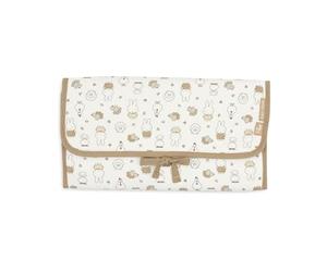 Jollein Changing Mat - Miffy Family Farm - With Pockets & Bow - Soft & Wipe Clean - Portable Changing Mat - Ideal for On the Go