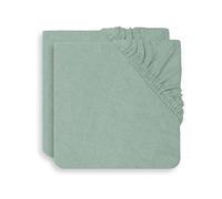 Jollein Changing Pad Cover Terry Cloth 50X70Cm Ash Green - 2 Count