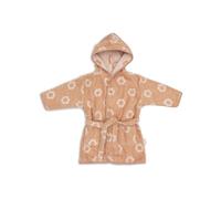 Jollein Children’s Bathrobe - 1-2 Years - Jacquard - Flower - 100% Cotton - Terry Cloth - OEKO-TEX Certified - With Hood - For Boys & Girls