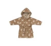 Jollein Children’s Bathrobe - 1-2 Years - Jacquard - Teddy Bear - 100% Cotton - Terry Cloth - OEKO-TEX Certified - With Hood - For Boys & Girls