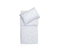 Jollein Children's Bed Linen - 100 x 140 cm - 100% Cotton - Includes Pillowcase - Oeko-Tex Certified - Miffy Moments Cloudy Blue