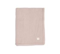 Jollein Children's Blanket - 100 x 150 cm - 2.0 TOG - Cotton Blend & Fluffy Lining - for Cot - Oeko-Tex Certified - Sprinkle Knit Fluffy - Silk Rose