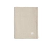 Jollein Children's Blanket - 100 x 150 cm - 2.0 TOG - Cotton Blend & Fluffy Lining - for Cot - Oeko-Tex Certified - Sprinkle Knit Fluffy - Sand