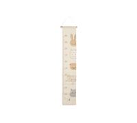 Jollein Children's Height Chart - 100% Cotton - for Hanging - Nursery Decoration - Growth Capture & Create Memories - Jollies