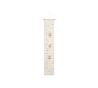 Jollein Children's Height Chart - 100% Cotton - for Hanging - Nursery Decoration - Growth Capture & Create Memories - Soft Plumes