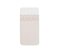 Jollein Crib Sheet - Flower Fairies - 75x100cm - For Baby Cradle - 100% Cotton - Flat Sheet Without Elastic - OEKO-TEX Certified