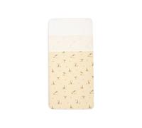 Jollein Crib Sheet - Kangaroots/Dusty Dot - 120x150cm - 100% Cotton - Flat Sheet Without Elastic - OEKO-TEX Certified