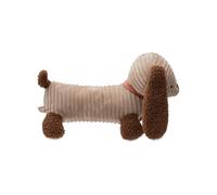 Jollein Cuddly Toy Dog - Diego Dog - 30 cm - Soft Rib Fabric & Bouclé - Biscuit & Brown - Soft Toy for Babies and Children - Newborn Gifts - Baby Toy