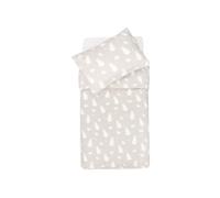 Jollein Duvet Cover, Cotton, Nougat, 100x140 cm & 40x60 cm