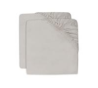Jollein Duvet Cover Fitted Sheet Jersey 40 x 90 cm Nougat 2 Pack | 2511-501-00093