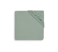 Jollein Fitted Sheet Cot Jersey 60x120cm - Ash Green