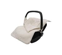 Jollein Footmuff Miffy Teddy Oatmeal - for Baby Car Seat Group 0+ and Pushchairs - for 3-Point and 5-Point Harness