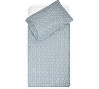 Jollein Graphic Duvet Cover and Pillowcase Graphic Stone Green