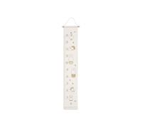 Jollein Growth Chart - Miffy Family Farm - Fabric Height Chart for Children’s Room - With Miffy Farm Prints - Hanging Wall Decor - Capture Growth & Memories