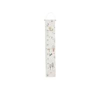 Jollein Height Chart for Kids - Tiny Park - Fabric Height Chart for Nursery - Nature Motif & Animals - for Hanging - Nursery Décor - Track Growth & Create Memories