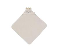 Jollein Hooded Towel Baby - Charlie - 75x75cm - 100% Cotton - Terry - Oeko-TEX Certified - Baby Hooded Towel - Hooded Towel for Kids for Girls and Boys