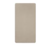 Jollein Jersey Fitted Sheet 80/90 cm Length x 40 cm Width, Nougat, Crib