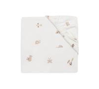Jollein Jersey Fitted Sheet - For Junior Bed - Milky Coffee/Ivory - 2-Pack - 70/75x140/150cm