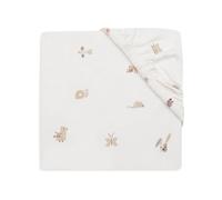 Jollein Jersey Fitted Sheet - For Junior Bed - Milky Coffee/Ivory - 2-Pack - 70/75x140/150cm
