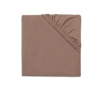 Jollein Jersey Fitted Sheet - For Junior Bed - Milky Coffee/Ivory - 2-Pack - 70/75x140/150cm