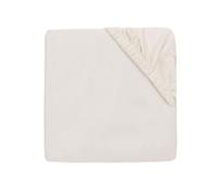 Jollein Jersey Fitted Sheet - For Junior Bed - Milky Coffee/Ivory - 2-Pack - 70/75x140/150cm